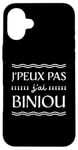 Coque pour iPhone 16 Plus Bretagne Je peux pas j'ai Biniou Idée cadeau Humour Breton