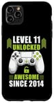 iPhone 11 Pro Max Level 11 Unlocked Video Gamer Awesome Since 2014 11 Birthday Case