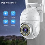 (UK Plug) WiFi Camera Color Night 100-240V Security Camera AI Motion