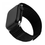 Fixed Apple Watch Ultra 1/2 49mm Armband Nylon Sporty Strap Svart