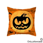 45x45cm Halloween Cushion Cover Geometric Throw Pillowcase Sofa G