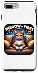 Coque pour iPhone 7 Plus/8 Plus Meeow-Vibes Casque pour chat