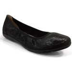 Ballerines Caprice  Ballerine Plate Noire