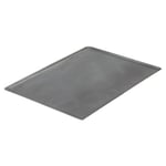 De Buyer - Plaque de cuisson rectantgulaire en tôle d'acier et bords pincés - 60 x 40 cm -, Gris