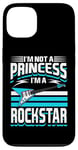 Coque pour iPhone 13 Je ne suis pas une princesse, je suis une rockstar, guitariste Rock n Roll