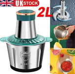 Electric Food processor Blender Mixer Kitchen Meat Fruit Vegetable Chopper UK