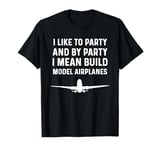 Funny RC Model Airplane Builder Pilots Aviation Model Planes T-Shirt