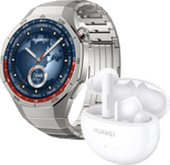 Huawei Watch GT5 Pro 46 mm ja FreeBuds 5i -kuulokkeet, titaaninharmaa