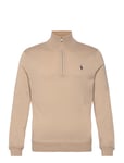 Ralph Lauren Golf Performance Quarter-Zip Sweater Beige