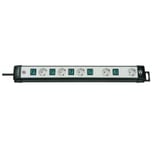 Brennenstuhl – Premium Line Technics, Power strip, 5xCEE 7/3, 1xCEE 7/7, black/grey (1951550600)