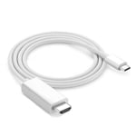 USB-C (3.1) till HDMI (2.0)-adapter, 1,8 m-vit