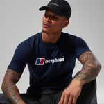 Men's Organic Big Classic Logo Tee - Dark Blue