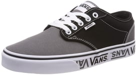 Vans Men's Atwood Canvas' Trainers, Black ((Sidewall Logo) Black/Gray Veg), 12 UK 47 EU