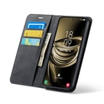 Mobique Samsung Galaxy S25 Plus Slimmat fodral med kortfack, Svart