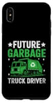 Coque pour iPhone XS Max Future Garbage Truck Driver Déchets Collecteur de déchets Sanitation