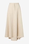 Ida Sjöstedt - Linnekjol 362 01 Haven Skirt - Beige