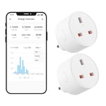 SONOFF 2.4 GHz WiFi Smart Plug, Smart Outlet Smart Wireless Socket 2 Pack