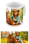 Empireposter – Bibi & Tina – Cowgirl Tina – Taille (cm), env. 8,5 cm Hauteur 9,5 – Licence Tasses, NEUF – Description : – Mug en céramique, blanc, imprimé, capacité 320 ml, Passe au Lave-Vaisselle et au micro-ondes de