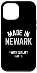 Coque pour iPhone 12 Pro Max Made In Newark - Slogan amusant Born In Newark