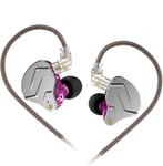 ¿¿couteurs Kz Zsn Pro ¿¿couteurs In Ear Monitors Iem Hybrid Dynamic Driver Armature ¿¿quilibr¿¿e ¿¿couteurs ¿¿couteurs Dual Driver 1Dd 1Ba Basse Profonde Son St¿¿r¿¿o (Sans Mic, Violet)