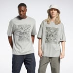 Reebok DC x Face-Off T-Shirt Unisex Medium Grey Heather