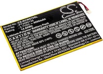 Kompatibelt med Rca W101 Cambio, 3.7V, 4000 mAh