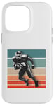 Coque pour iPhone 14 Pro Max Athlète de football action force agilité sport jeux de