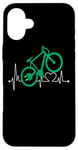 iPhone 16 Plus E-bike Heartbeat Funny Electric Bicycle Green Energy Case