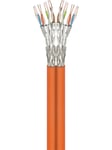 CAT 7A Duplex network cable S/FTP (PiMF) orange.