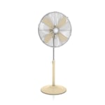 16" Pedestal Fan by Swan SFA12610CN Retro Range in Cream