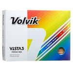 Volvik Golf Balls - Vista3 Prism 360 High Velocity - 1 Dozen (Box of 12)