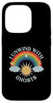 iPhone 14 Pro I Unwind With Ghosts Rainbow Sun Stars Case