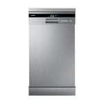 COMFEE' Slimline Freestanding Dishwasher CDWEF1036ESS-UK 45cm Wide With 10 Place Settings, Whisper Quiet 44dB, Auto Wash, Auto Open Drying, Energy Class D, Stainless Steel