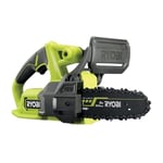 RYOBI - Tronçonneuse compacte 18V - guide 20 cm - tendeur latéral - Livré avec une 2ème chaîne (sans batterie ni chargeur) - RY18CS20A-0/RAC270