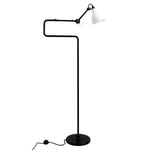 411 Golvlampe Svart/Hvit - Lampe Gras