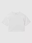 Reiss Kids' Cassy Cropped T-Shirt