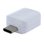 Genuine Samsung OTG Type C to USB 2.0 Adapter Converter White GH96-12489A