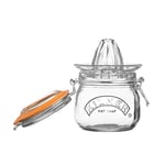 Kilner Juicer Jar Set with 0.5 L Glass Clip Top Storage Jar