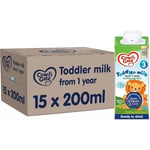 15 x 200ml Cow & Gate 3 Toddler Milk Suitable From Ages 1+ Year