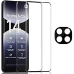 2-Pack Xiaomi Redmi Note 14 Pro Skärmskydd & 1-Pack linsskydd - Härdat Glas 9H - Super kvalitet 3D