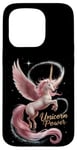 Coque pour iPhone 15 Pro Adorable licorne magique pour fille