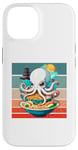 iPhone 14 Octopus Ramen Japanese food pagoda playful cute Sea bowl Case