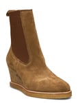 Booties - Wedge Beige ANGULUS