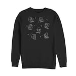 Snow White and the Seven Dwarfs 7 Dwarfs Sweatshirt black