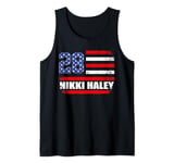 Nikki Haley 2028 Haley 2028 For President American Flag Tank Top