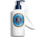 L'OCCITANE Shea Rich Body Lotion 250 ml, 15% Fair Trade Shea Butter Moisturiser