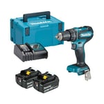 Perceuse à percussion 18V LXT (2x4.0 Ah) en MAKPAC - MAKITA DHP485RMJ