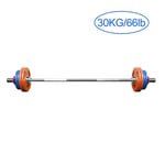 Barbell Large Cast Iron Strength Weight 20KG/30KG/40KG/50KG /100lb Body Building，Gym Home Training Work Out Exercise For Man and Woman Color (Color : 30KG/66lb)