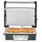 1500 W Electric Grill Machine Panini Press Sandwich Toaster Maker 180° Fold-Out
