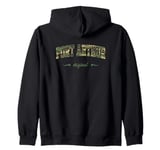 Port Arthur Gothic Design Camouflage Version Zip Hoodie